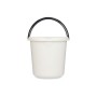 Bucket with Handle White Anthracite 10 L (18 Units) by BigBuy Home, Buckets & Bowls - Ref: S3628939, Price: 45,59 €, Discount: %