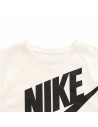 Camisola de Manga Curta Infantil Nike Icon Futura Branco | Tienda24 Tienda24.eu