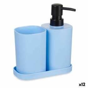 Bath Set Blue Black polypropylene (12 Units) by Berilo, Bathroom Accessory Sets - Ref: S3628955, Price: 34,24 €, Discount: %