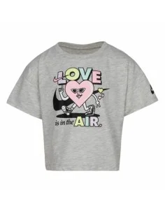 Camisola de Manga Curta Infantil Puma Girls Logo Cropped Preto | Tienda24 Tienda24.eu