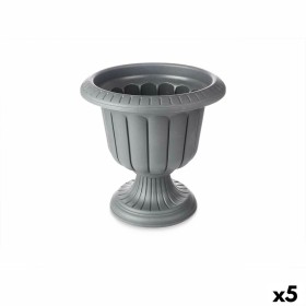 Cache-pot Verre Anthracite Plastique 47,6 x 47 x 47,4 cm (5 Unités) de Ibergarden, Cache-pots - Réf : S3628987, Prix : 57,29 ...