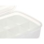 Scatola con scomparti Bianco Trasparente Plastica 21,5 x 8,5 x 15 cm (12 Unità) di Kinvara, Scatole e cassapanche - Rif: S362...