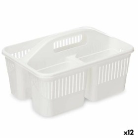 Secchio organizzatore Detergente Bianco Plastica 31,3 x 18 x 22 cm (12 Unità) di BigBuy Home, Attrezzi per la pulizia - Rif: ...