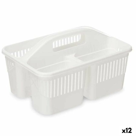 Organizador Limpieza Blanco Plástico 31,3 x 18 x 22 cm (12 Unidades) de BigBuy Home, Utensilios de limpieza - Ref: S3629033, ...