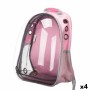 Mochila para animais de estimação Cor de Rosa Transparente 43 x 26 x 33 cm de Mascow, Mochilas - Ref: S3629045, Preço: 52,76 ...