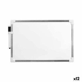 Magnetic Board with Marker White Aluminium 20 x 30 cm (12 Units) by Pincello, Magnetic Boards - Ref: S3629055, Price: 25,41 €...