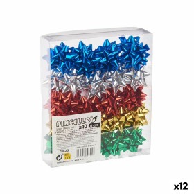 Loops Shine Multicolour PVC 5 x 3,5 x 5 cm (12 Units) by Pincello, Decorations and ornaments - Ref: S3629059, Price: 46,32 €,...