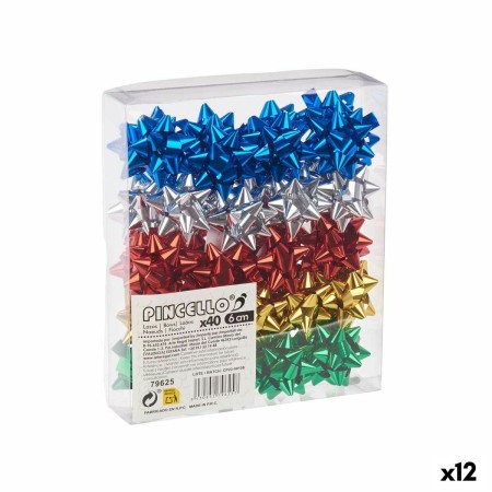 Loops Shine Multicolour PVC 5 x 3,5 x 5 cm (12 Units) by Pincello, Decorations and ornaments - Ref: S3629059, Price: 51,63 €,...