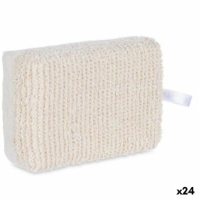 Body Sponge White Beige 14 x 5 x 9 cm (24 Units) by Berilo, Sponges - Ref: S3629107, Price: 31,86 €, Discount: %