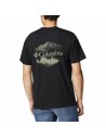 T-shirt Columbia Rockaway River™ Montanha Preto | Tienda24 Tienda24.eu