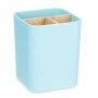 Suporte para a escova de Dentes Azul Bambu Polipropileno 9 x 11 x 9 cm (6 Unidades) de Berilo, Suportes e dispensadores - Ref...