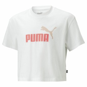 Camiseta de Manga Corta Infantil Puma Logo Cropped