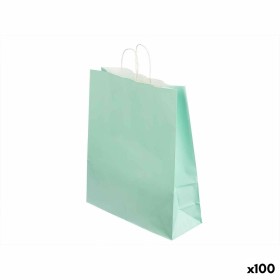 Bolsa de Papel Verde 32 X 12 X 50 cm (100 Unidades) de Pincello, Cajas y bolsas de regalo - Ref: S3629203, Precio: 43,03 €, D...