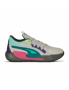 Basketball Shoes for Adults Puma Court Rider Chaos Lime | Tienda24 Tienda24.eu