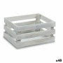 Decorative box White Aspen wood 22 x 9 x 13 cm (48 Units) by Gift Decor, Boxes - Ref: S3629246, Price: 66,04 €, Discount: %