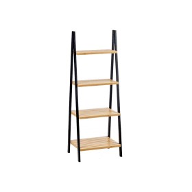 Bathroom Shelves Black Natural Bamboo Pine 40 x 109,3 x 30 cm by Berilo, Bathroom Shelves - Ref: S3629247, Price: 28,02 €, Di...