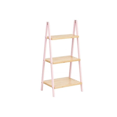 Bathroom Shelves Pink Natural Bamboo Pine 40,3 x 81,5 x 30 cm by Berilo, Bathroom Shelves - Ref: S3629256, Price: 20,15 €, Di...