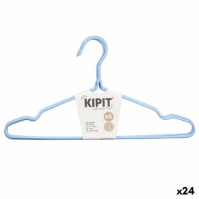 Set of Clothes Hangers Metal Silicone 40 x 21 x 0,5 cm (24 Units) by Kipit, Hangers - Ref: S3629282, Price: 36,09 €, Discount: %