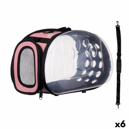 Cage de Transport Noir Rose Plastique 37 x 17 x 22 cm (6 Unités) | Tienda24 - Global Online Shop Tienda24.eu