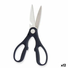 Forbicine Nero Argentato Acciaio inossidabile 8,3 x 19,5 x 1,3 cm (12 Unità) di Kinvara, Forbici da cucina - Rif: S3629318, P...