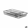 Organizador para Cubiertos Negro Metal 26 x 4,7 x 35,5 cm (6 Unidades) de Kinvara, Estantes y soportes - Ref: S3629368, Preci...