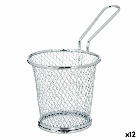 Körbchen für Finger-Food Silberfarben Metall 15,5 x 12 x 8 cm (12 Stück) von Kinvara, Schalen und Schüsseln - Ref: S3629402, ...