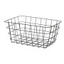 Multi-purpose basket Black Metal 30,3 x 14 x 22,5 cm Rectangular (6 Units) by Kinvara, Shelves and supports - Ref: S3629412, ...