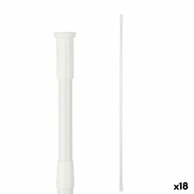 Extendable bar For shower White Aluminium 200 x 2,2 x 2,2 cm (18 Units) by Berilo, Shower curtains, hooks and casings - Ref: ...