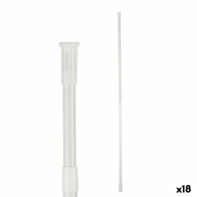 Extendable bar For shower White Aluminium 260 x 2,2 x 2,2 cm (18 Units) by Berilo, Shower curtains, hooks and casings - Ref: ...