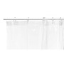 Rideau de Douche Transparent Polyéthylène EVA 180 x 180 cm (12 Unités) de Berilo, Rideaux, crochets et revêtements de douche ...