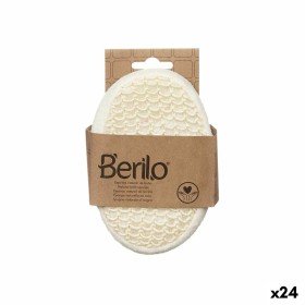 Esponja Corporal Blanco Beige 11 x 15 x 5 cm (24 Unidades) de Berilo, Esponjas - Ref: S3629478, Precio: 34,92 €, Descuento: %