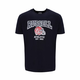 Short Sleeve T-Shirt Russell Athletic State Black 