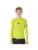 T shirt à manches courtes Enfant Rip Curl Corps L/S Rash Vest Jaune Surf Lycra | Tienda24 Tienda24.eu