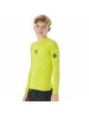 T shirt à manches courtes Enfant Rip Curl Corps L/S Rash Vest Jaune Surf Lycra | Tienda24 Tienda24.eu