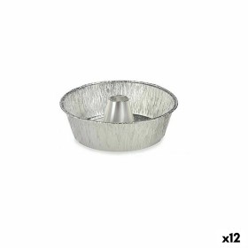 Set de Fuentes de Cocina Desechable Flan Aluminio 25 x 7,7 x 25 cm (12 Unidades) de Kinvara, Moldes desechables - Ref: S36295...