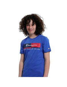 Camisola de Manga Curta Criança Le coq sportif N°1 Tricolore Azul | Tienda24 Tienda24.eu