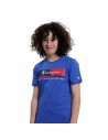 T-shirt à manches courtes enfant Champion Crewneck Bleu | Tienda24 Tienda24.eu