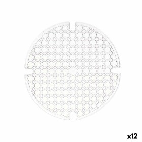 Tapis Antidérapant Transparent Plastique 29 x 0,1 x 29 cm Évier (12 Unités) de Kinvara, Étagères et supports - Réf : S3629555...