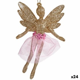 Christmas bauble Fairy champagne Plastic Glitter 8 x 12 x 5 cm (24 Units) by Krist+, Christmas - Ref: S3629606, Price: 29,55 ...