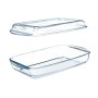 Plateau avec couvercle Borcam Transparent Verre Borosilicaté 1,9 L (4 Unités) de Pasabahce, Plats à rôtir - Réf : S3629618, P...