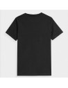 Children’s Short Sleeve T-Shirt 4F M294 Deep Black | Tienda24 Tienda24.eu