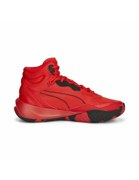 Basketballschuhe für Erwachsene Puma Playmaker Pro Mid Rot | Tienda24 Tienda24.eu