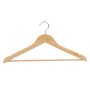 Set of Clothes Hangers 44,5 x 1,2 x 23 cm Brown Wood Metal (8 Units) by Kipit, Hangers - Ref: S3629653, Price: 42,97 €, Disco...