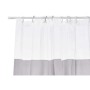 Shower Curtain Transparent 180 x 180 cm Grey Plastic PEVA (12 Units) by Berilo, Shower curtains, hooks and casings - Ref: S36...