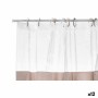 Rideau de Douche Transparent 180 x 180 cm Beige Plastique PEVA (12 Unités) de Berilo, Rideaux, crochets et revêtements de dou...