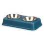 Ciotola per gatti Doppia Azzurro Metallo 35 x 7,5 x 19 cm (12 Unità) di Mascow, Piatti - Rif: S3629680, Prezzo: 48,70 €, Scon...