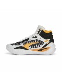 Zapatillas de Baloncesto para Adultos Puma Playmaker Pro Mid Blanco | Tienda24 Tienda24.eu