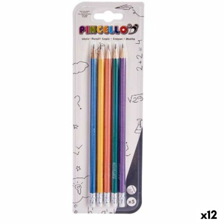 Ensemble de Crayons Multicouleur Gâteau Bois (12 Unités) | Tienda24 - Global Online Shop Tienda24.eu