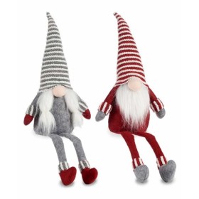 Figura Decorativa Gnomo Rojo Gris 25 x 36 x 30 cm de Krist+, Navidad - Ref: S3629739, Precio: 4,74 €, Descuento: %