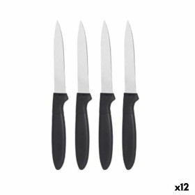 Set di Coltelli Nero Argentato Acciaio inossidabile Plastica 19,5 x 2 x 1 cm (12 Unità) di Kinvara, Coltelli - Rif: S3629753,...